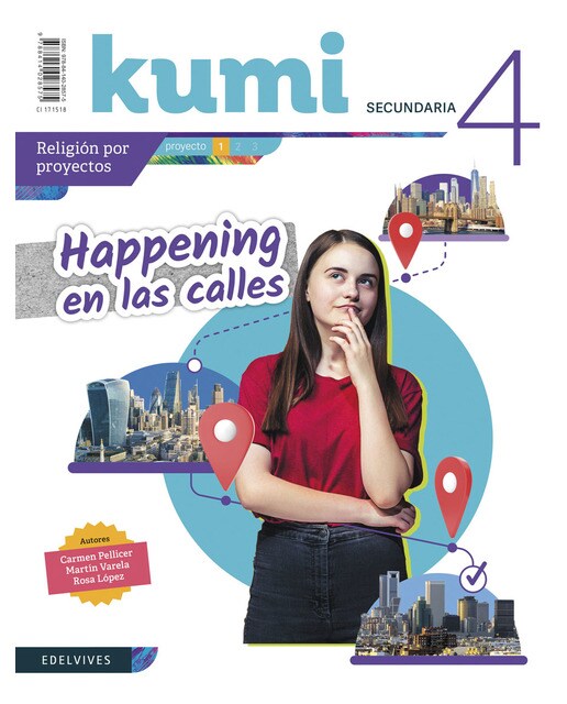 Proyecto Kumi 4 ESO : Happening en las calles  (Tapa blanda) 1