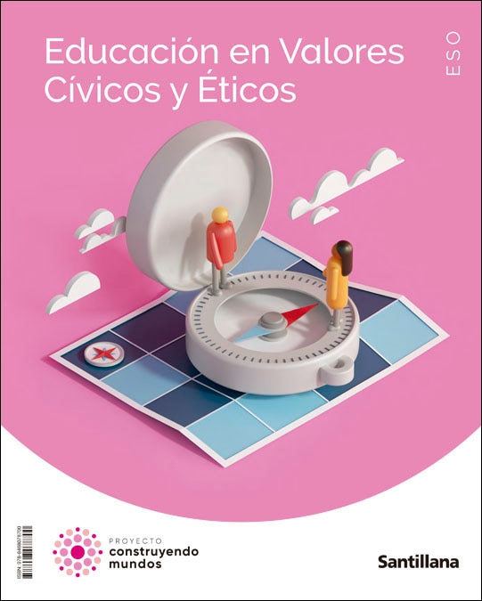 EDUCACION EN VALORES CIVICOS Y ETICOS ESO CONSTRUYENDO MUNDOS (Tapa blanda) 1
