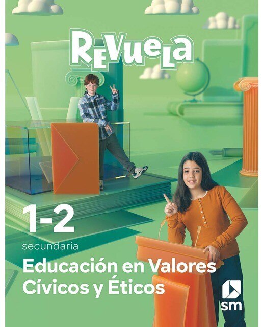 Educación en Valores Cívicos y Éticos. 1 y 2 Secundaria. Revuela  (Tapa blanda) 1