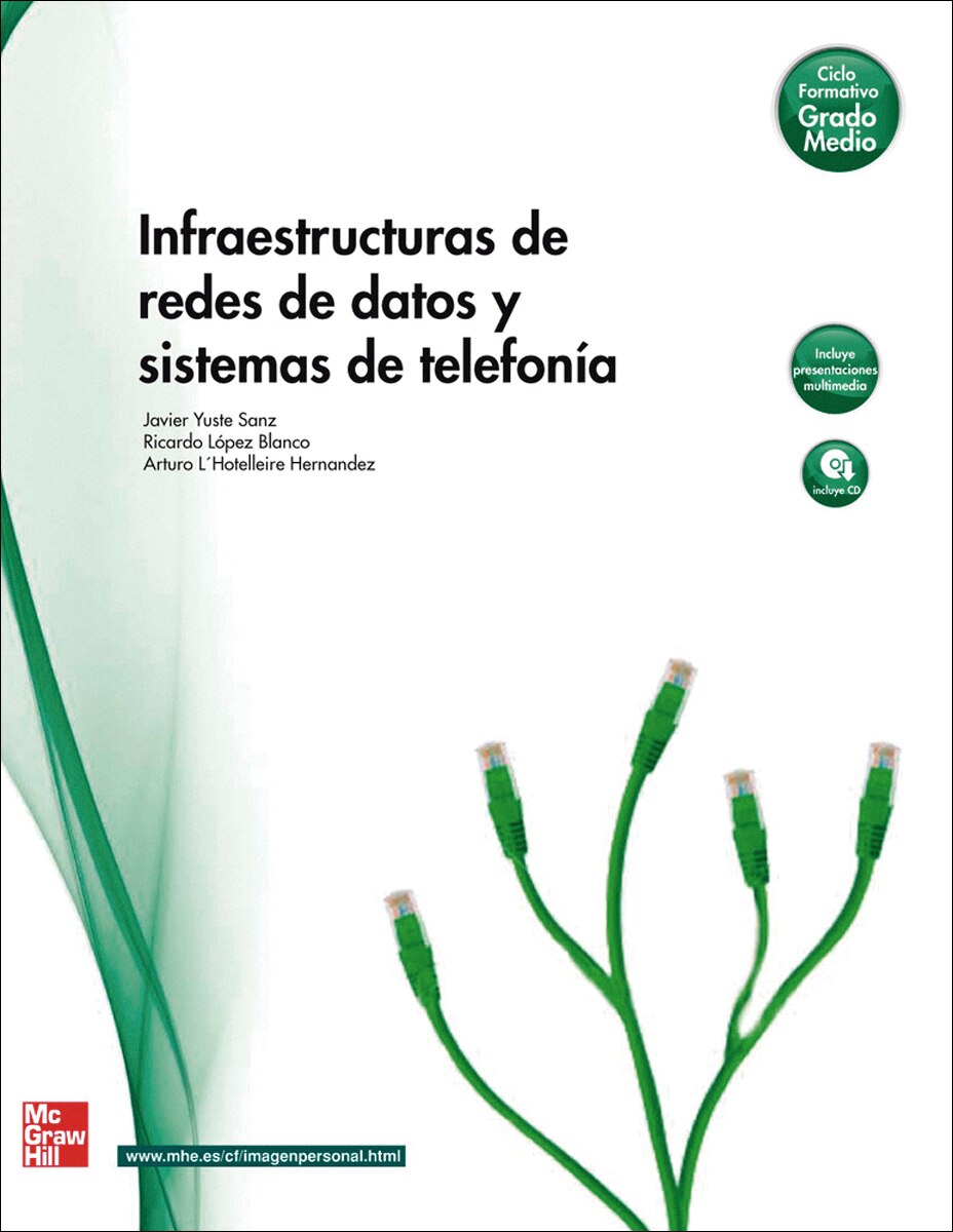 Portada de Infraestructuras de redes de datos y sistemas de telefonía