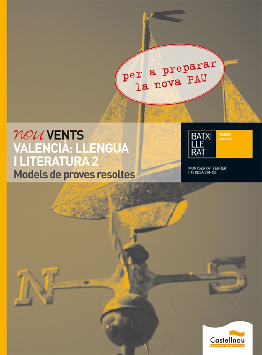 Quadern nou vents valencià: llengua i literatura 2