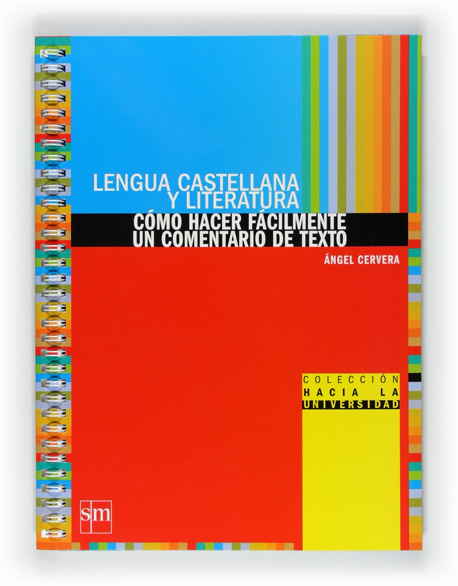 Portada de Lengua castellana y literatura: cómo hacer fácilmente un comentario de texto. Bachillerato.