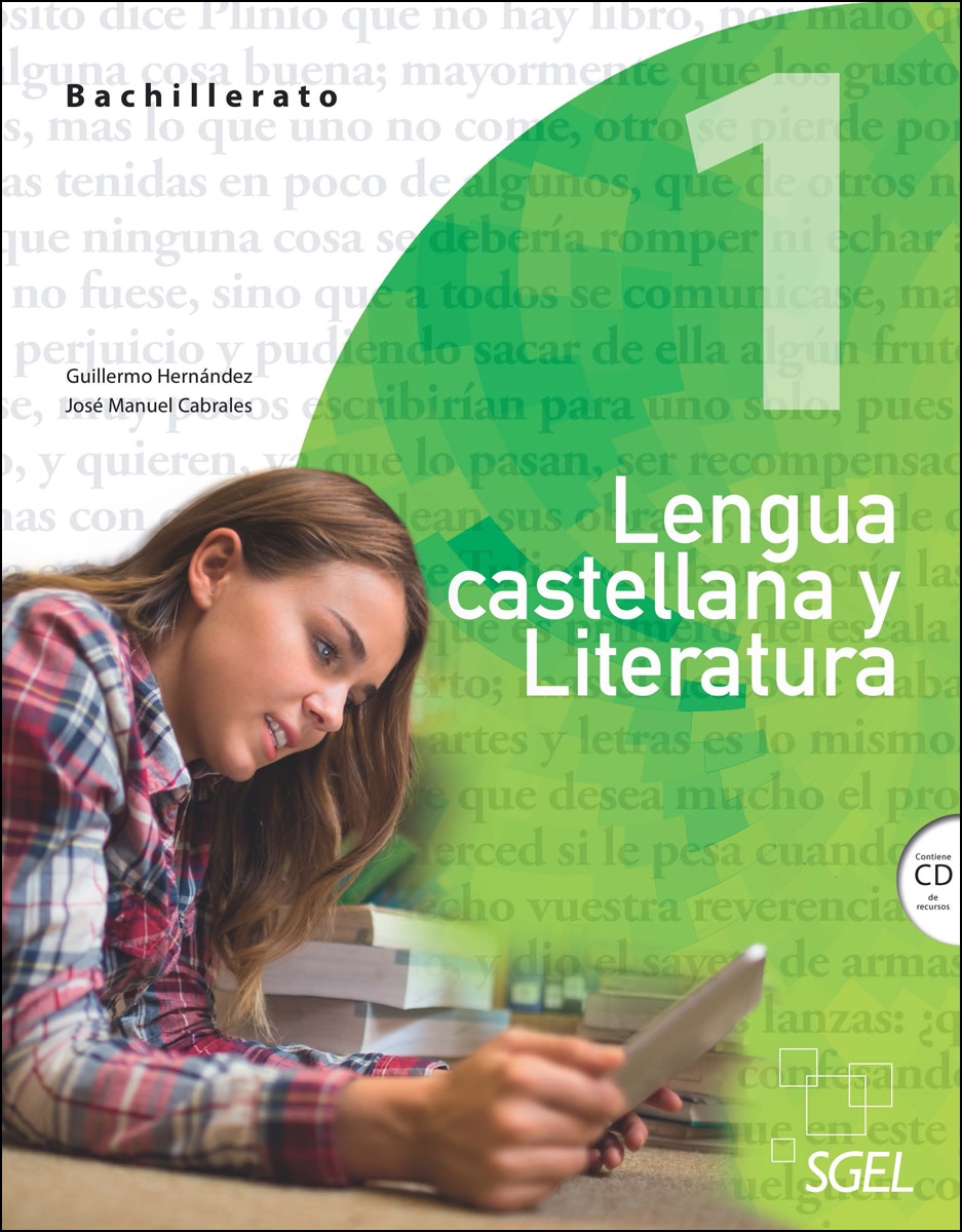 Portada de Lengua castellana y Literatura 1 Bachillerato (Tapa blanda).
