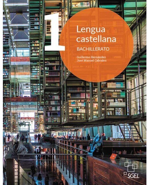 Portada de Lengua castellana 1 Bachillerato. Libro del alumno