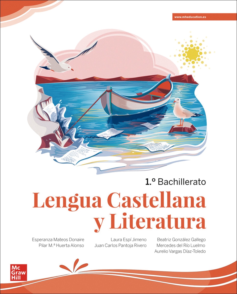 Portada de Lengua castellana y Literatura 1.º Bachillerato