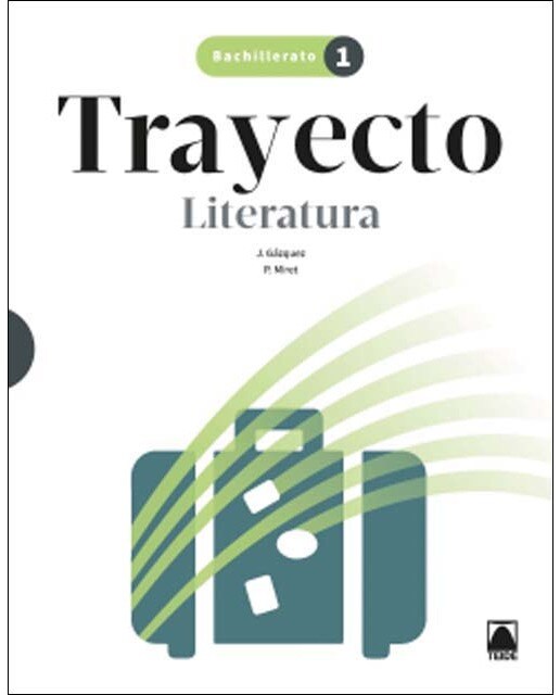 Portada de Trayecto + Obrador. Lengua y Literatura 1 BACH (Tapa blanda).