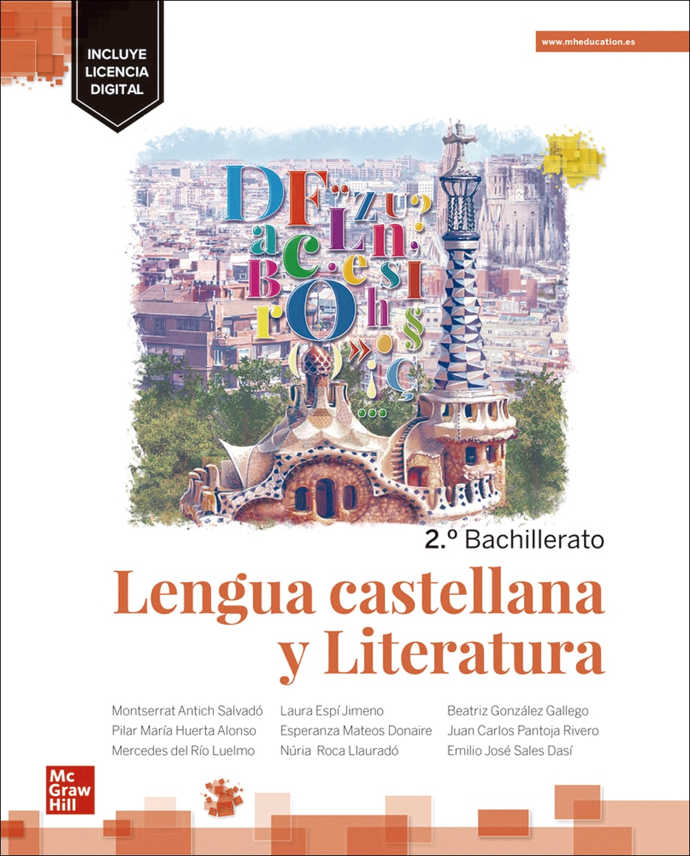 Portada de Lengua castellana y Literatura 2.º Bachillerato