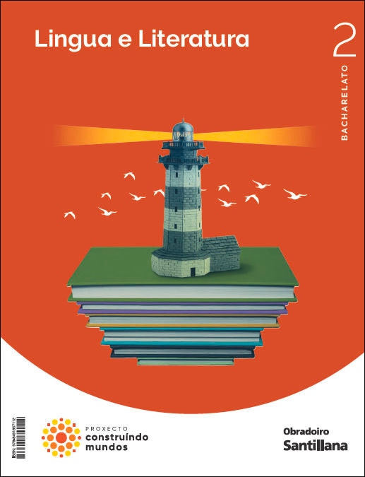 Portada de LINGUA E LITERATURA 2 BCH CONSTRUINDO MUNDOS (Tapa blanda).