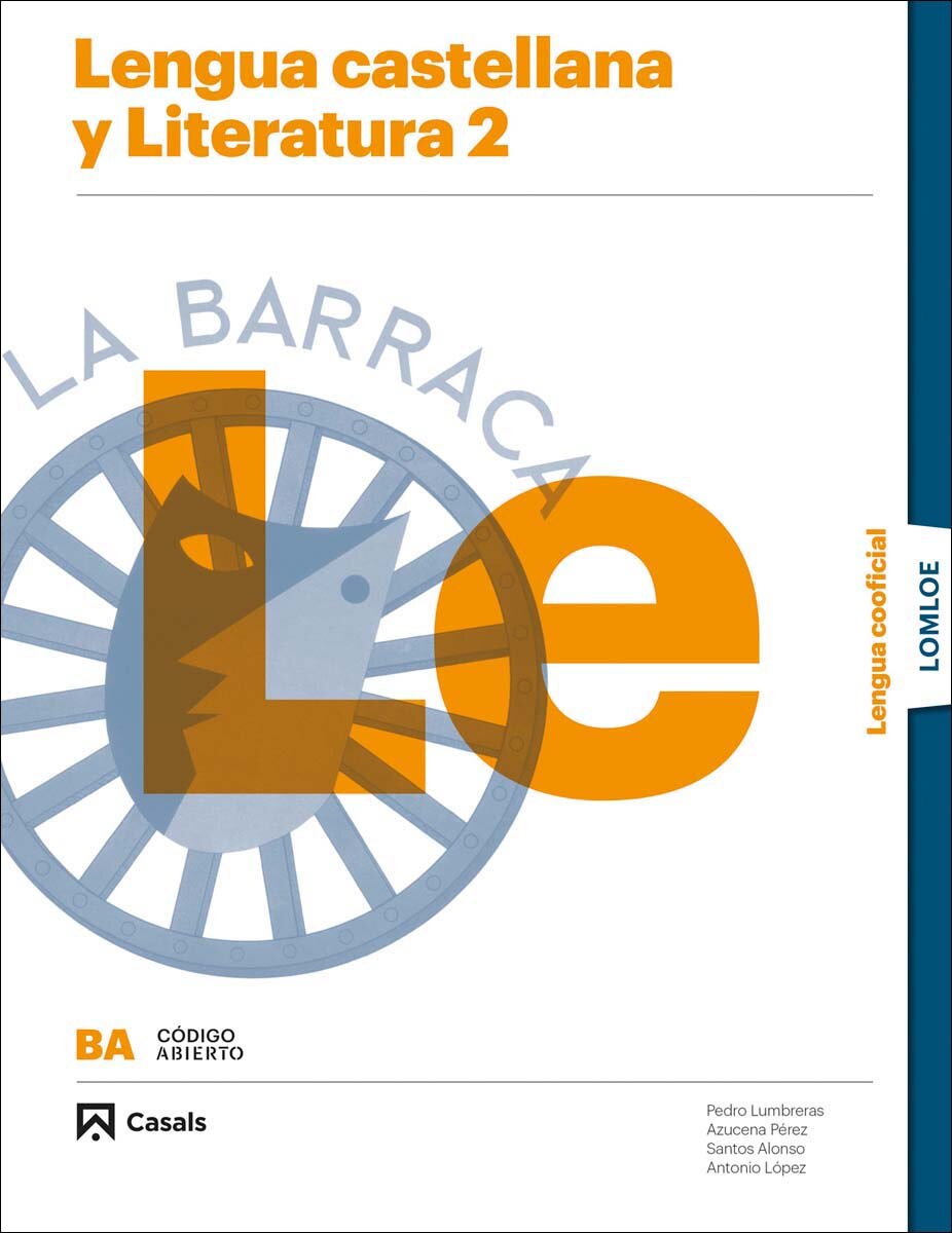 Portada de Lengua castellana y Literatura 2 BA Lengua cooficial (Tapa blanda).
