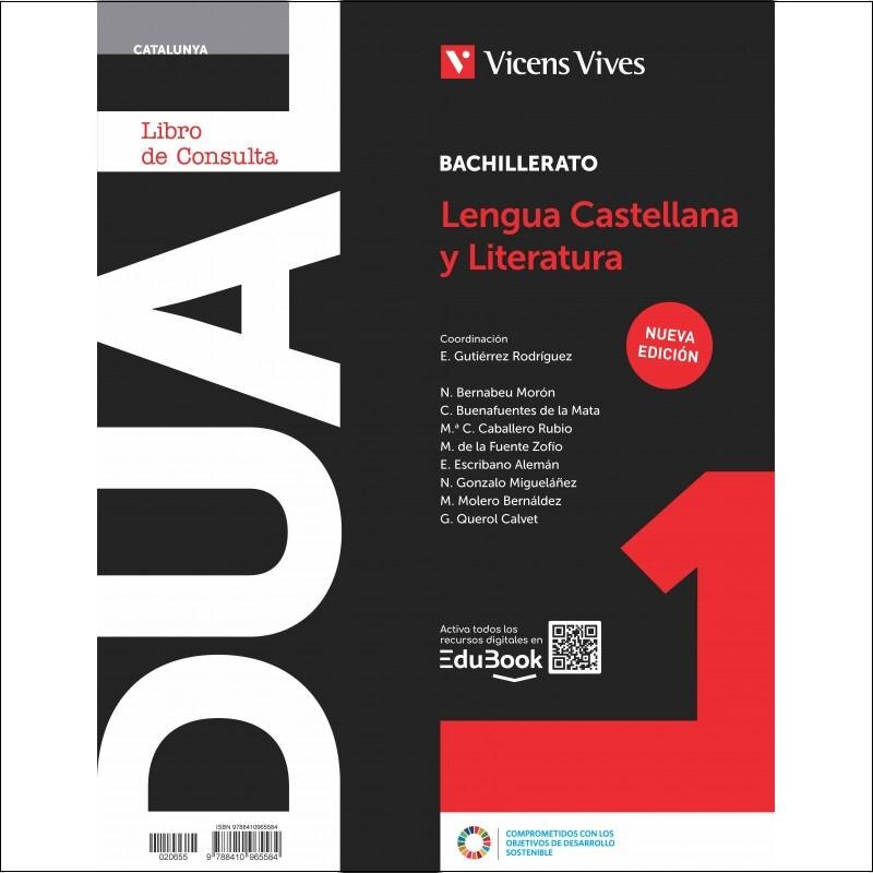 Portada de Dual 1. Lengua castellana y Lit. para Catalunya. Libro, act y Digital. Nueva Edición. (Tapa blanda).