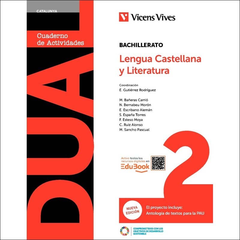 Imagen 0 de Dual 2. Lengua Castellana y Literatura. Catalunya. Libro consulta y cuaderno Nueva edición  (Tapa blanda)