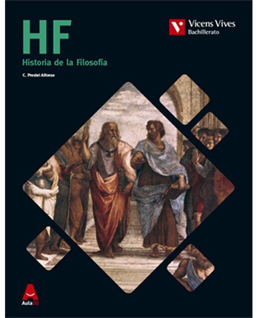 Portada de HF (HISTORIA DE LA FILOSOFIA) BACHILLERATO AULA 3D (Tapa blanda).