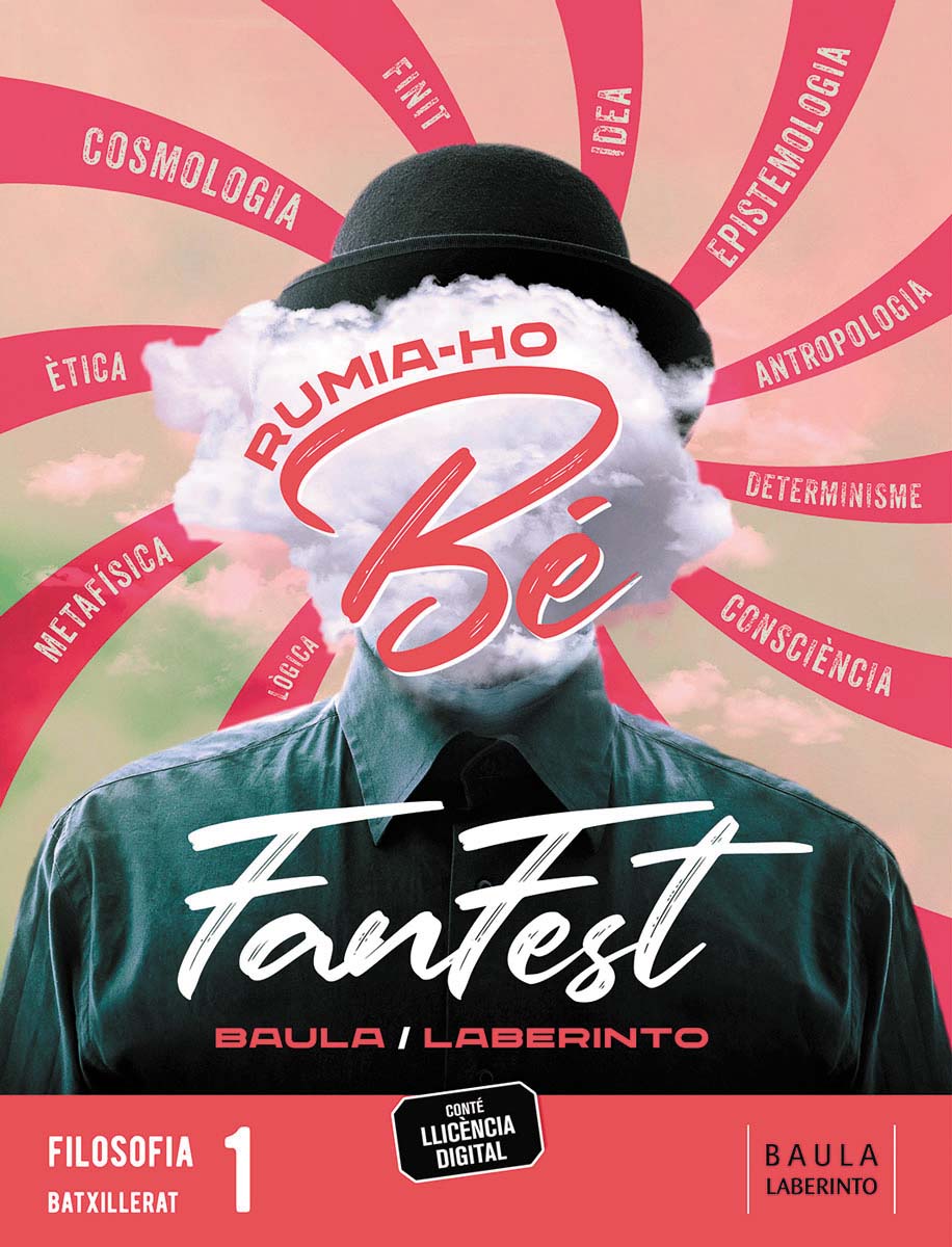 Portada de Filosofia 1r Batxillerat LA Fanfest.