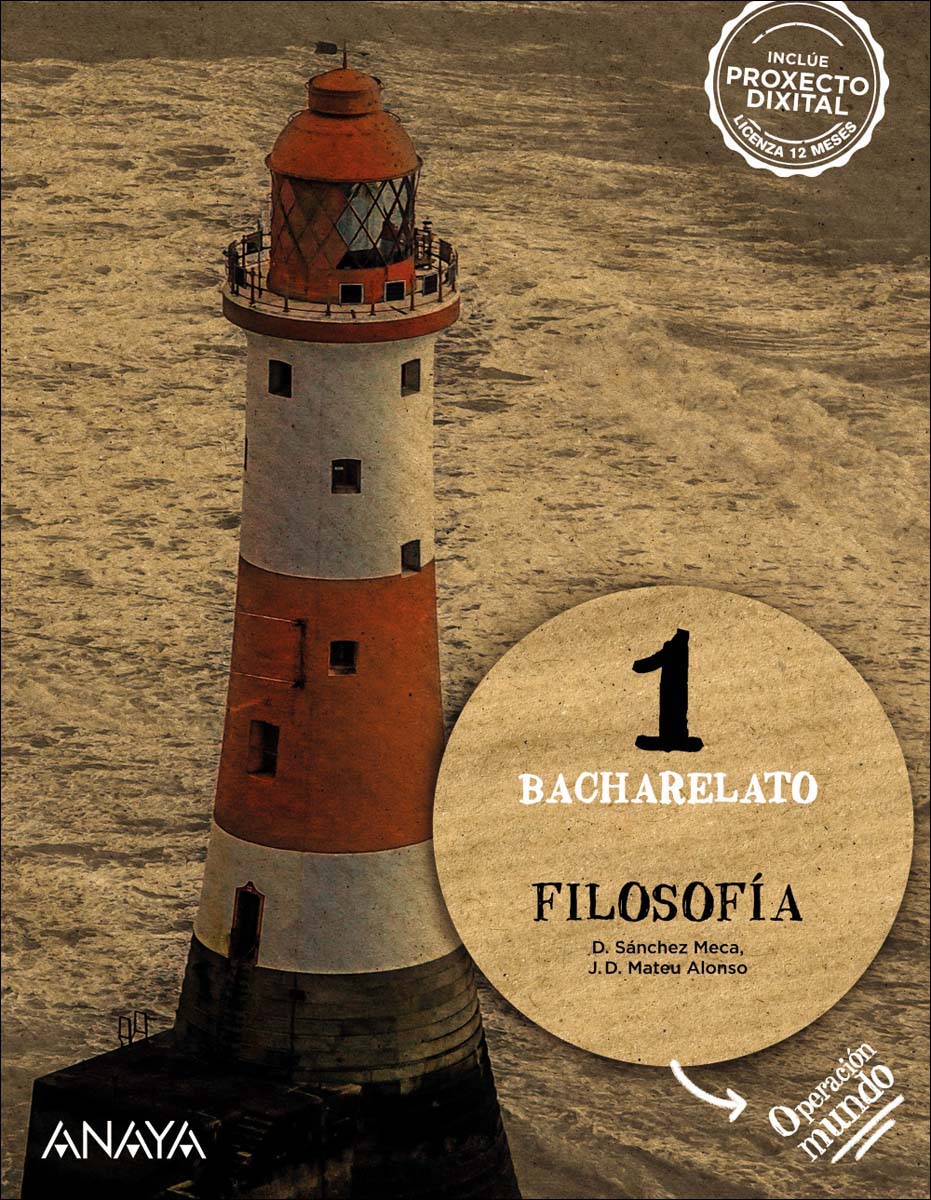 Portada de Filosofía 1. (Tapa blanda).