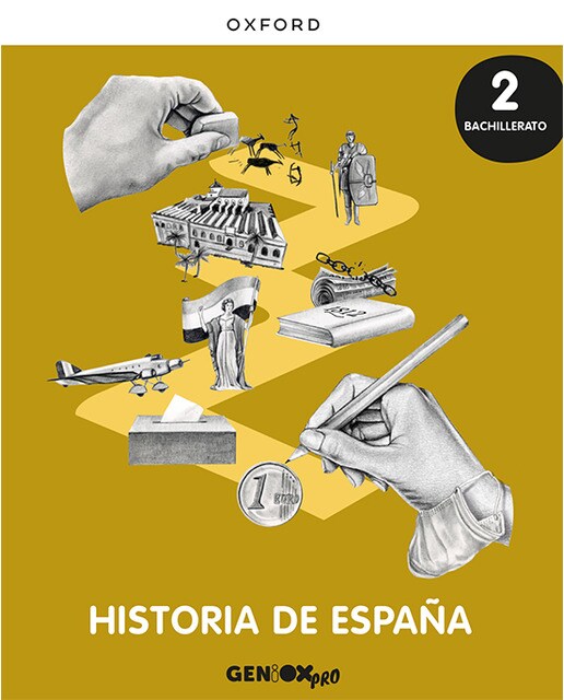 Portada de Historia de España 2º Bachillerato. Libro del estudiante. GENiOX PRO.
