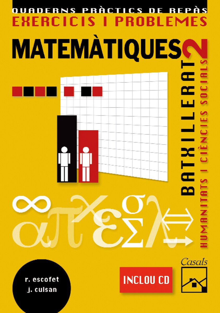 Portada de Exercicis i Problemes 2. Matemàtiques. Humanitats i Ciències Socials Batxillerat (2009) (Tapa blanda).