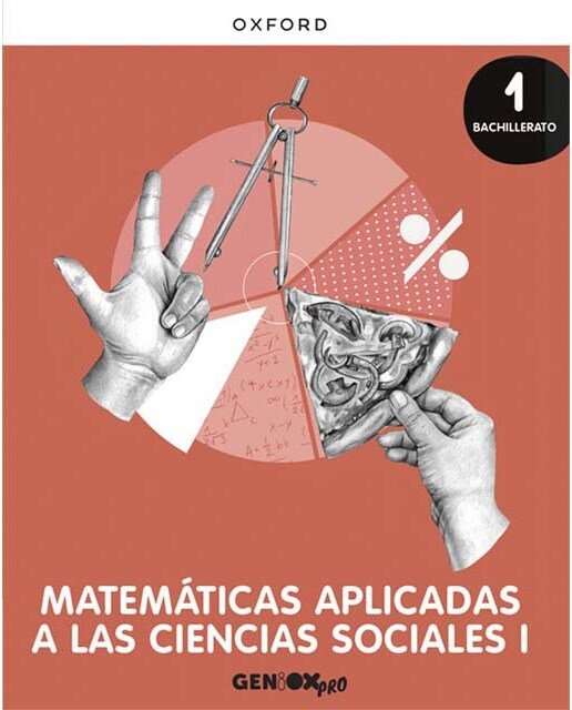 Portada de Matemáticas Aplicadas CC. Sociales I 1º Bachillerato. Libro del estudiante. GENiOX PRO.