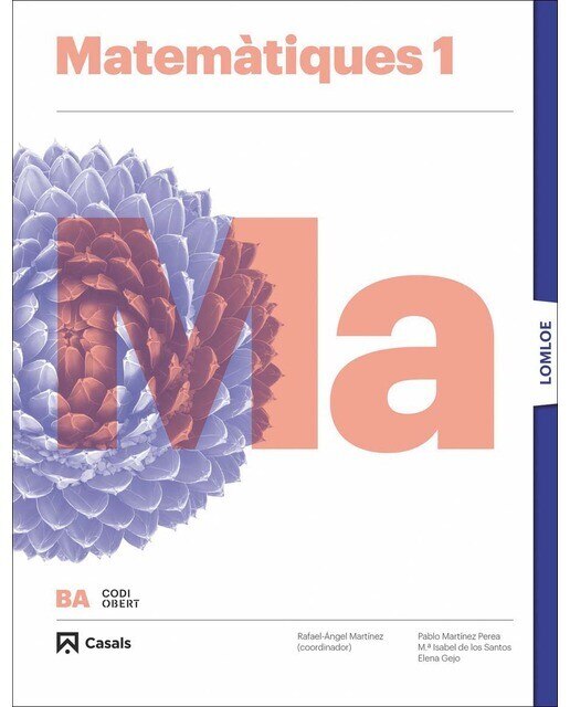 Portada de Matemàtiques 1 BA LOMLOE (Tapa blanda).