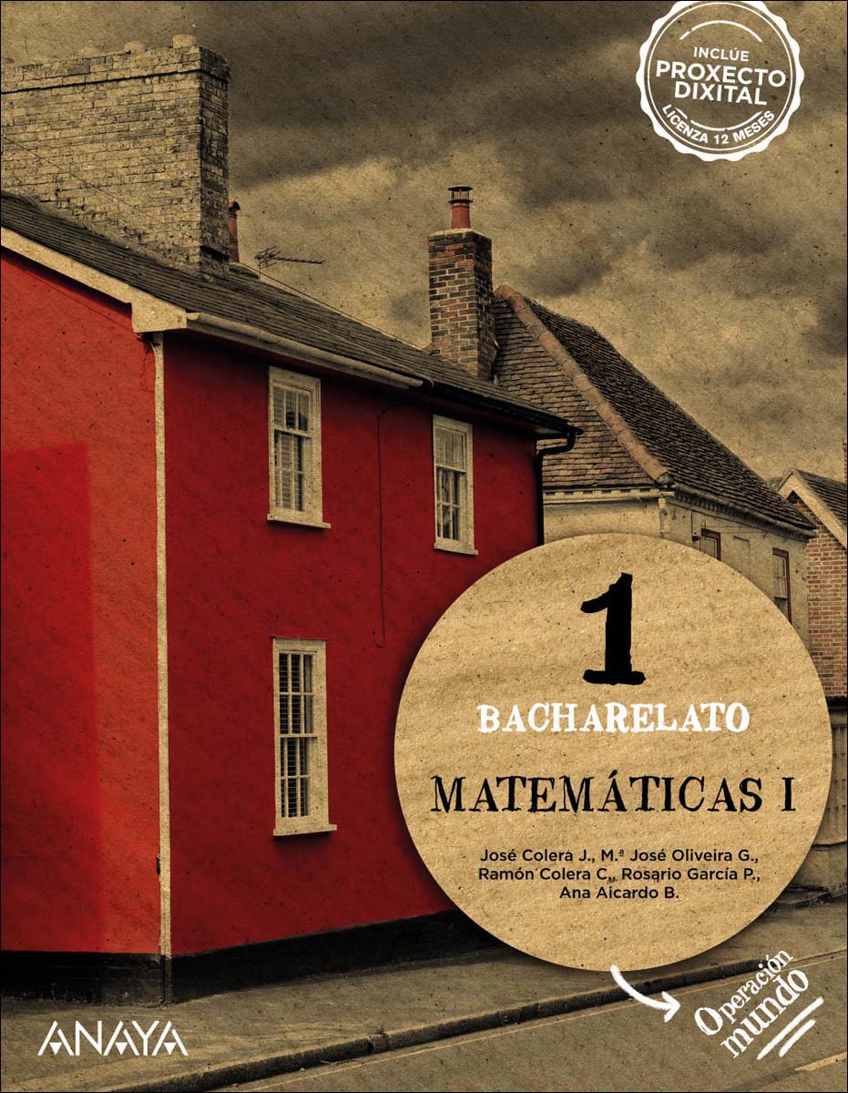 Portada de Matemáticas I. (Tapa blanda).