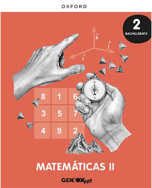 Portada de Matemáticas II 2º Bachillerato. Libro del estudiante. GENiOX PRO