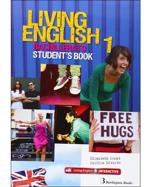 Portada de 1bach. Living english 1 sb..