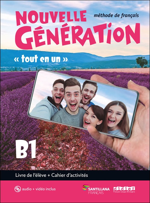 Portada de NOUVELLE GENERATION B1 LIVRE-EXERCICES+CD+DVD (Tapa blanda).