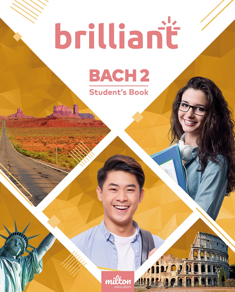 Portada de brilliant English 2º Bachillerato Student's book.