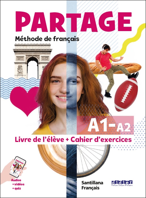 Imagen 0 de PARTAGE A1/A2 LIVRE+CAHIER  (Tapa blanda)