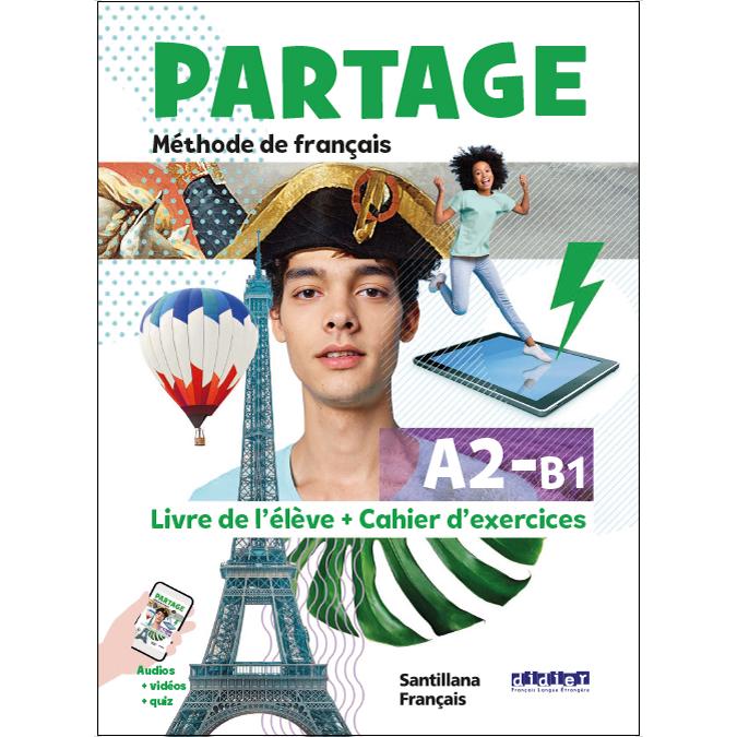 Imagen 0 de PARTAGE A2/B1 LIVRE+CAHIER  (Tapa blanda)
