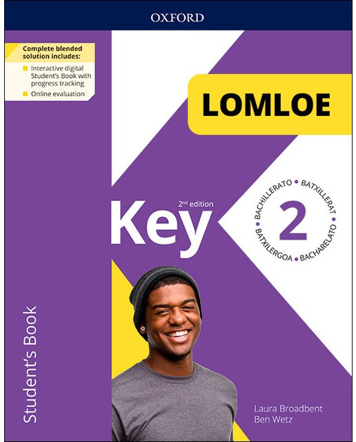 Portada de Key To Bachillerato 2Ed 2. Student's Book. LOMLOE Pack.