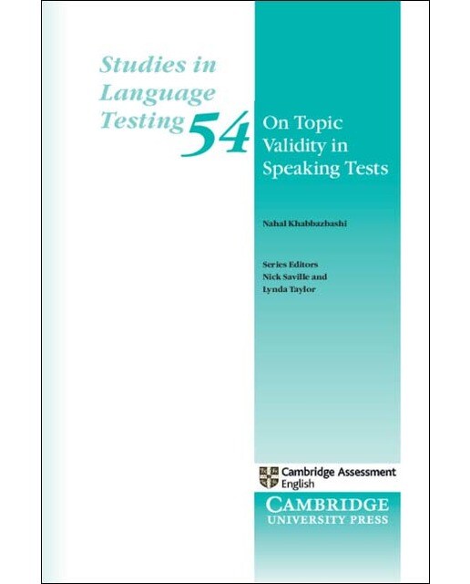 On Topic Validity in Speaking Tests