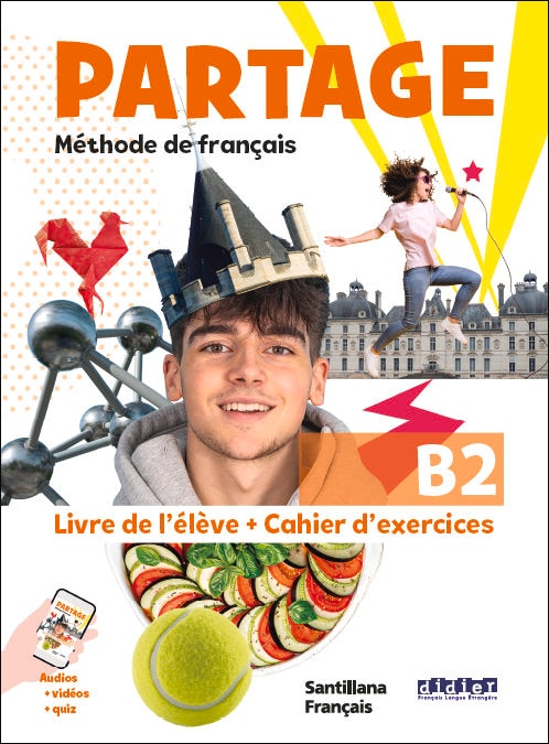 PARTAGE B2 LIVRE+CAHIER  (Tapa blanda) 1
