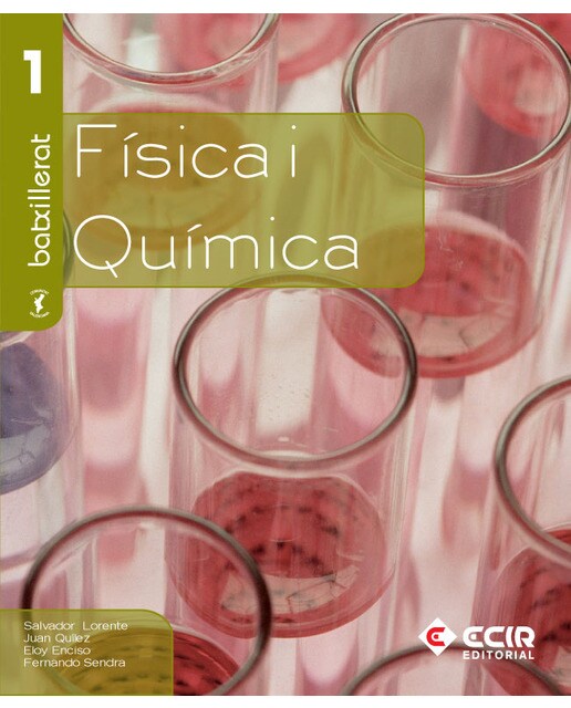 Portada de Fisica i quimica 1r batxillerat - valencià (Tapa blanda).