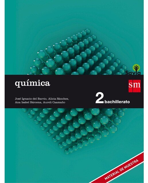 Portada de Química. 2 Bachillerato. Savia (Tapa blanda).
