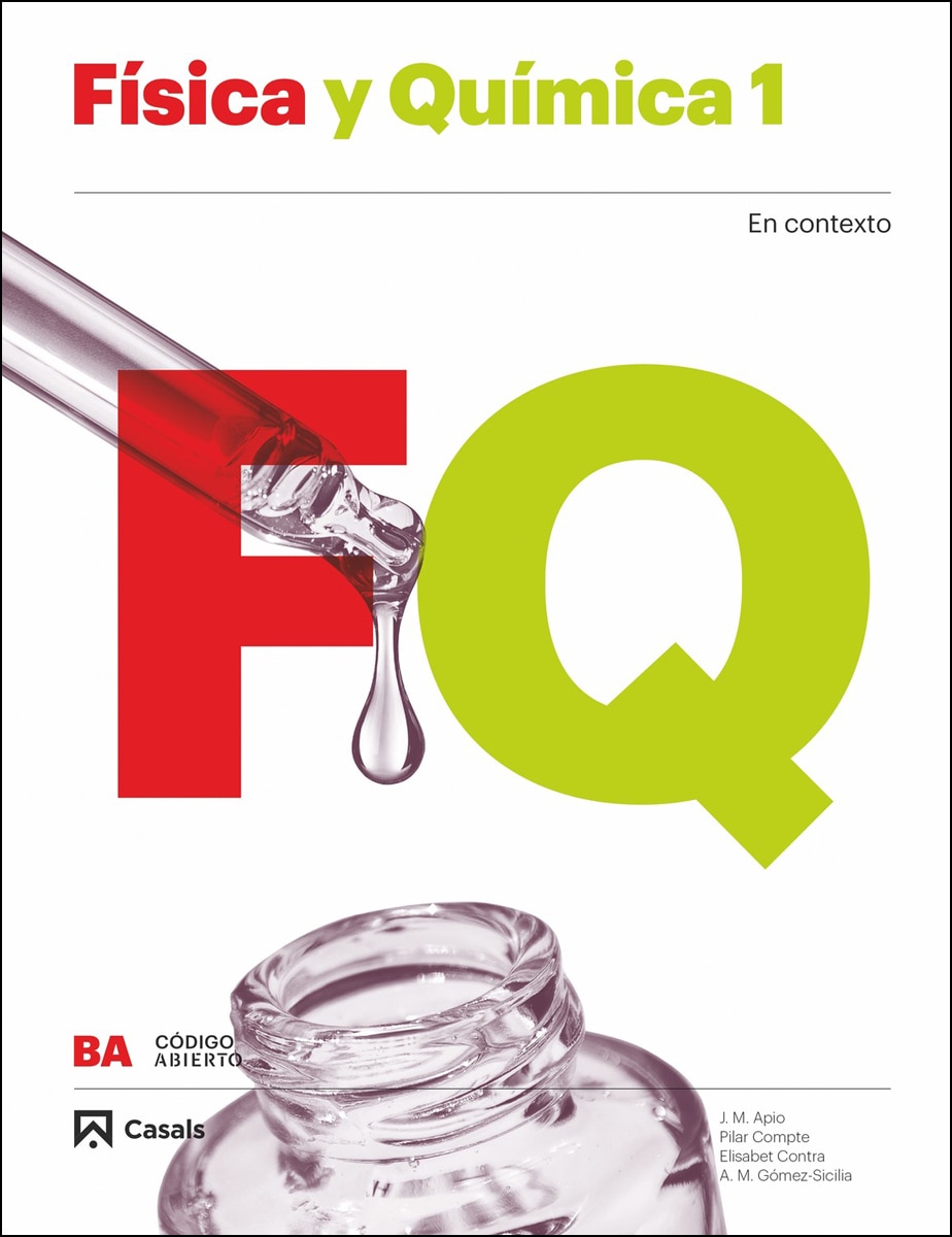 Portada de Física y Química 1 BA (Código abierto)