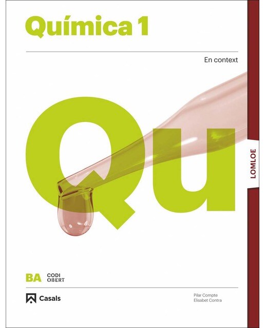 Portada de Química 1 BA LOMLOE.