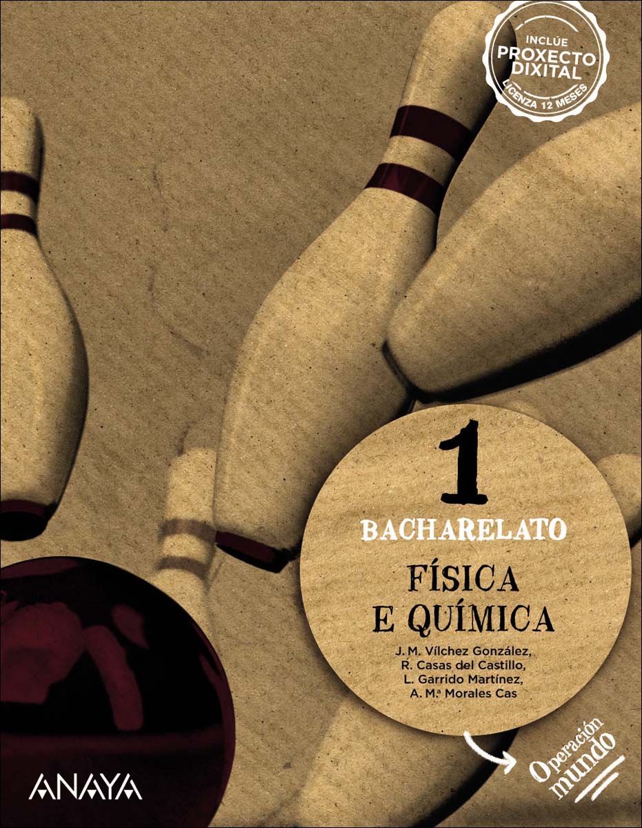 Portada de Física e Química 1. (Tapa blanda).