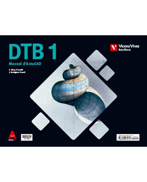 Portada de DTB DIBUIX TECNIC+ MANUAL AUTOCAD BATX AULA 3D (Tapa blanda).