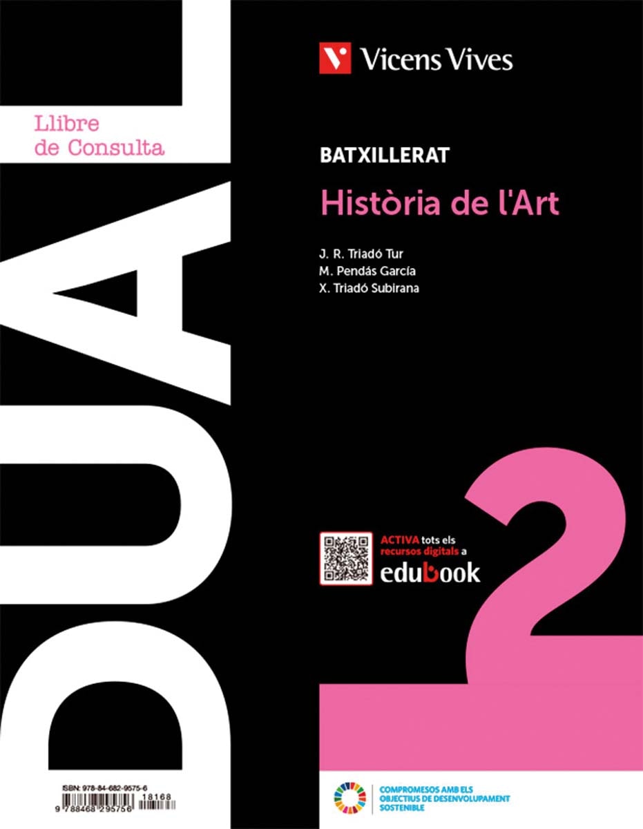 Portada de Dual 2. Història de l'Art. Llibre i activitats amb projecte Digital (Tapa blanda).