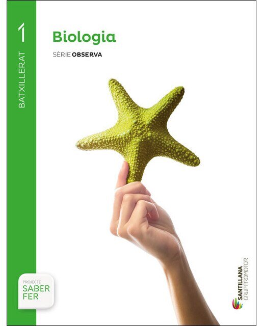Portada de BIOLOGÍA SERIE OBSERVA 1 BTX SABER FER (Tapa blanda).
