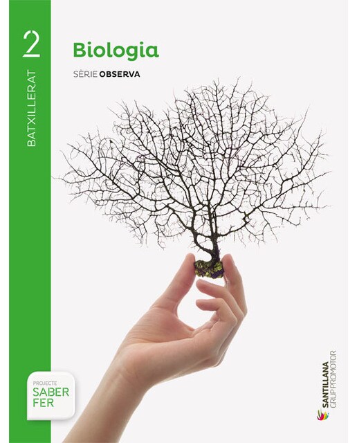 Portada de BIOLOGÍA SERIE OBSERVA 2 BTX SABER FER (Tapa blanda).