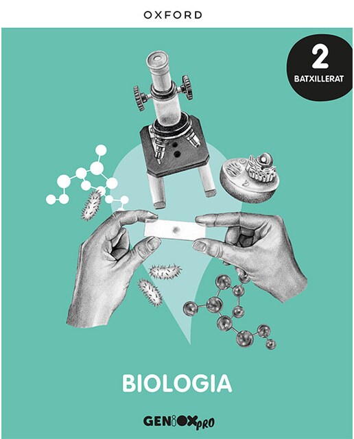 Portada de Biologia 2r Batxillerat. Llivre de l'estudiant. GENiOX PRO (Comunitat Valenciana).