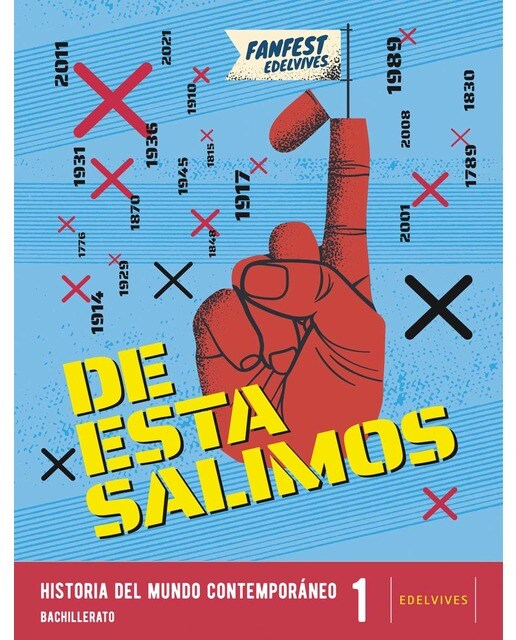 Portada de Proyecto: FanFest - Historia del Mundo Contemporáneo 1 Bachillerato (Tapa blanda).
