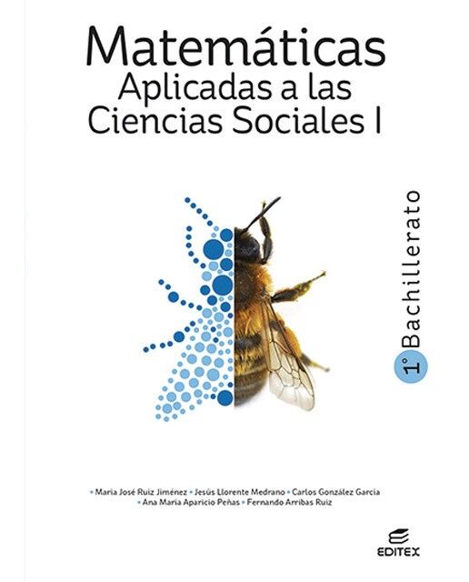 Portada de Matemáticas aplicadas a las Ciencias Sociales I 1º Bachillerato (Tapa blanda).