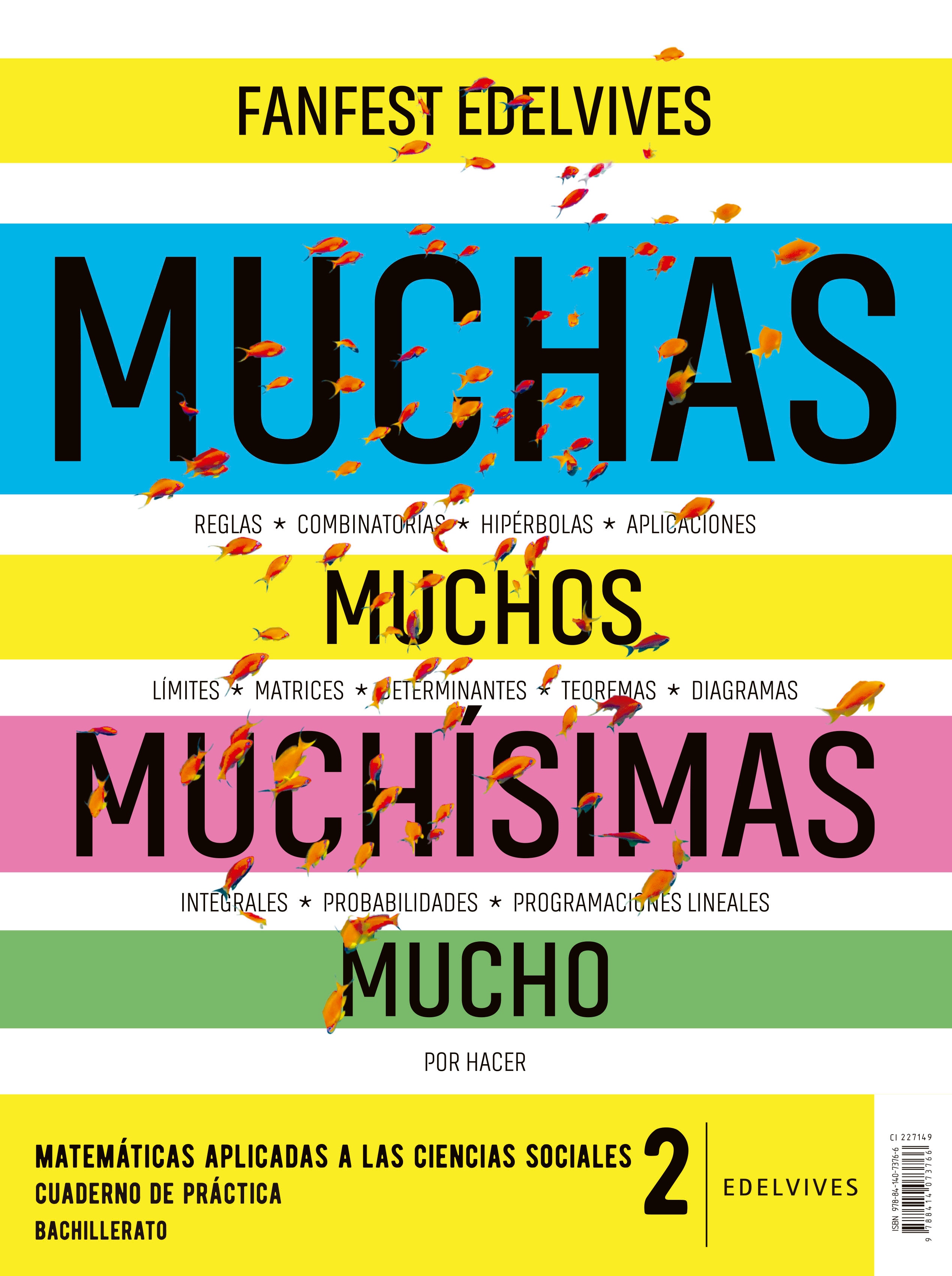 Portada de Proyecto: Fanfest 2026. Matemáticas aplicadas a las Ciencias Sociales 2 Bachillerato. Libro del alumno + Cuaderno de práctica