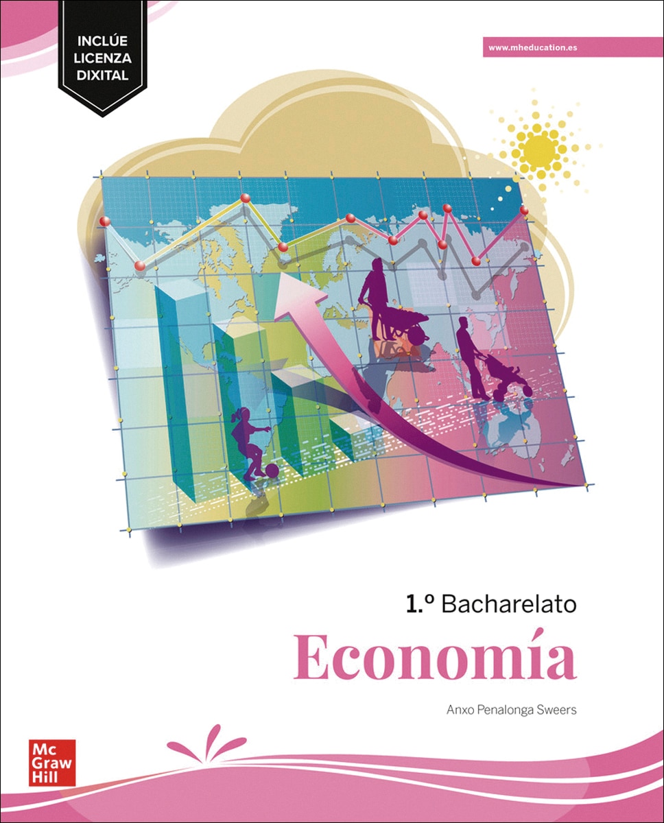Portada de Economía 1.º Bachalerato - Galicia (Tapa blanda).