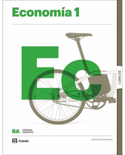 Portada de Economía 1 BA LOMLOE (Tapa blanda).