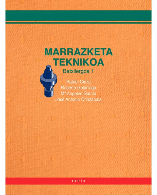 Portada de Marrazketa teknikoa Batxilergoa 1