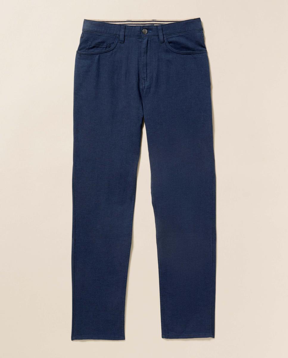 Pantalon Sport de hombre cinco bolsillos Coolmax - Faherty - Azul marino Azul marino-5