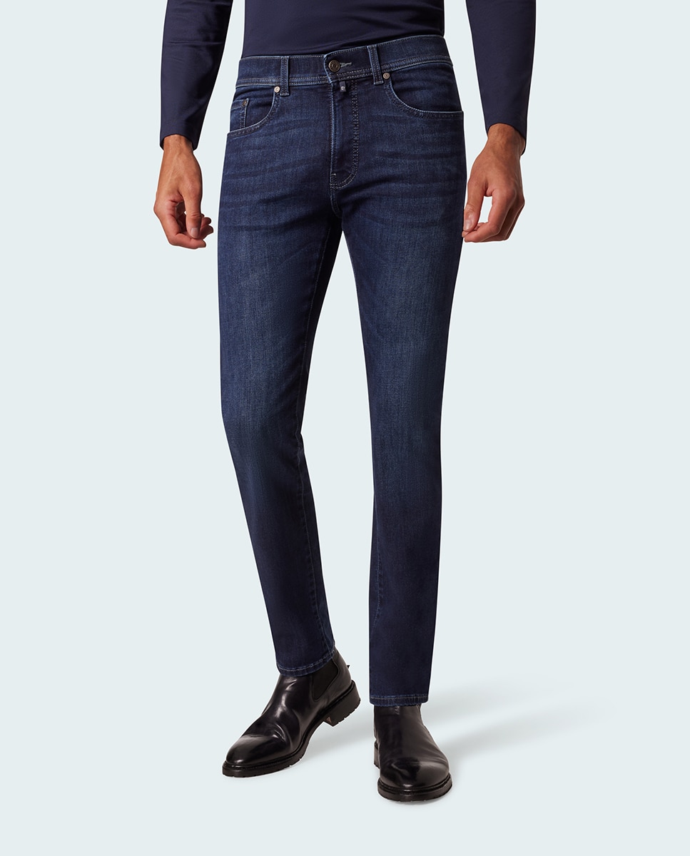 Jeggings Tapered Fit Azul-2